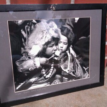 Black and White Photo signed and titled