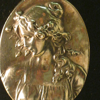 Henryk Winograd Repousse .999 Silver Pendant Primavera - Fine Jewelry