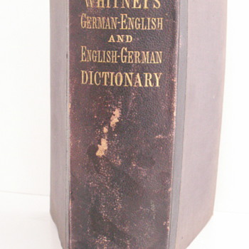 1877 German-English & English-German Dictionary