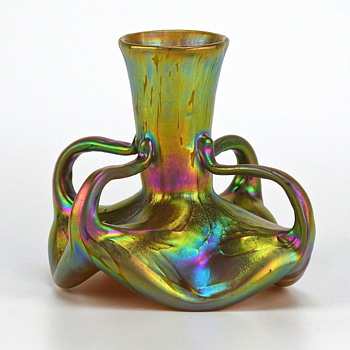 signed Loetz Phenomen Genre 1/473, circa 1901-02 - Art Nouveau