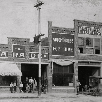 Main Street, Crown Point, IN, early 1900s - Photographs