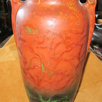Rare LARGE WELLER GREORA VASE 