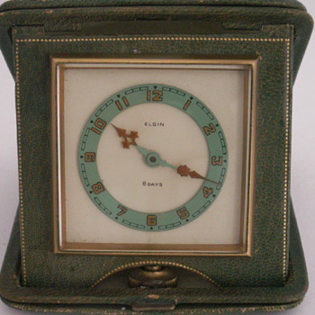 Elgin 8-Day Travel Clock