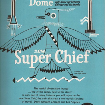 1951 - Sante Fe Railroad Advertisement