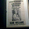  posterHank Williams 1947 louisana hayride