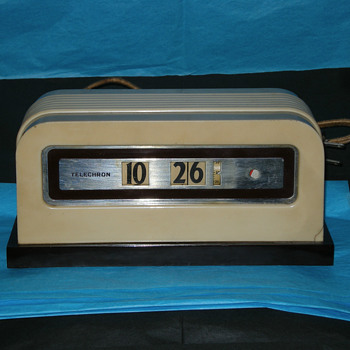 Ivory 1937-39 Telechron Model 8B07 Baron Cyclometer