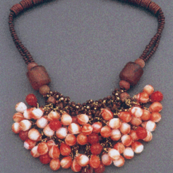 Necklace Dundun Sule aka Fulani Wedding Beads - Fine Jewelry