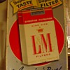 L & M Cigarettes...Embossed Tin Sign