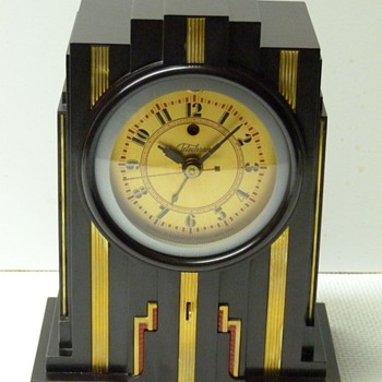1929 30 Telechron model 700, Electrolarm Walnut Brown