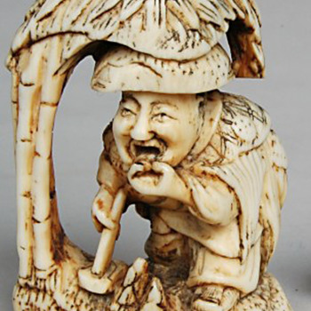Japanese Meiji Moso Ivory Netsuke