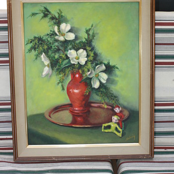 Oil painting  Solveig signature