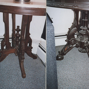 Two Marble Top tables