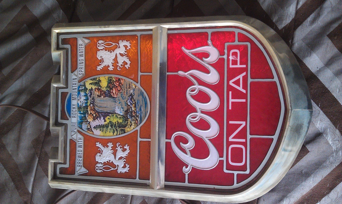 Vintage Coors Beer Light Up Sign Collectors Weekly