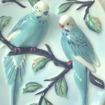 Birds-Majolica ? - Art Pottery