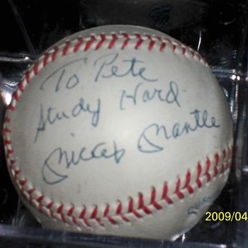 Unique Mantle inscription