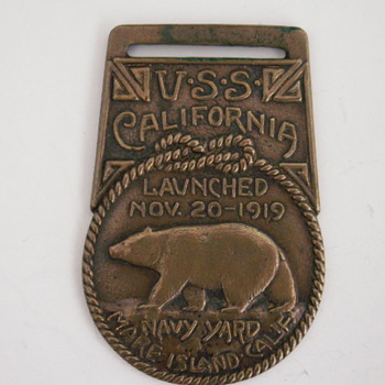 USS California Fob - Pocket Watches