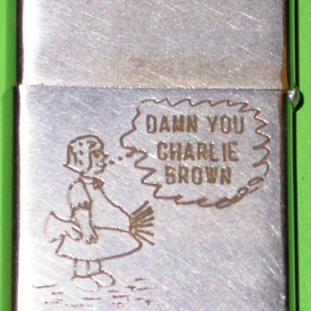 Zippo Lighter ~ Charlie Brown' - Tobacciana