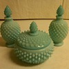 STUNNING FENTON TURQUOISE PASTEL DRESSER/VANITY SET