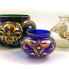 Josephinenhuette "Cypern" Series Glass, designed by Max Rade, ca. 1899-1900
