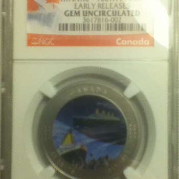 2012 Titanic Commemorative Coin