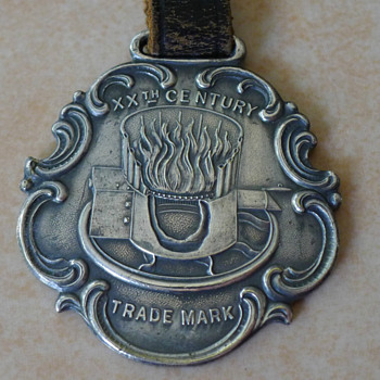 20th Century Heating & Ventilating Co Akron Ohio Watch Fob