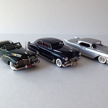 Handmade White Metal Cadillac Replicas - Model Cars