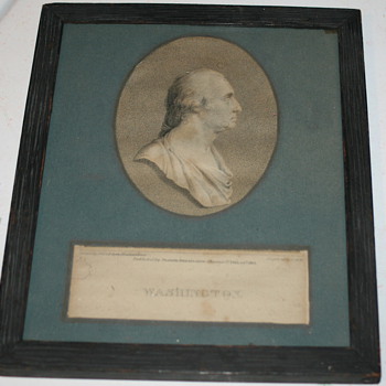 George Washington framed piece?