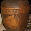 Lamp Mystery - Old Carved Wood Table Lamp - Help