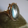 Antique Victorian RARE Green Tourmaline Gold Knuckle Ring VS Clarity!