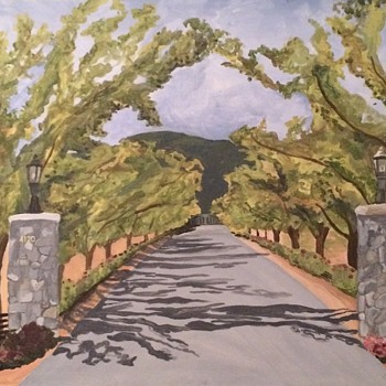 Oil painting on canvas - Visual Art