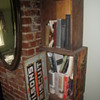 Biscuit box bookshelf