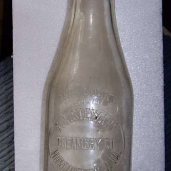 Glass Milk Bottle - Bottles