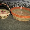 Baskets made by Hazel Pete, Chehalis Tribe