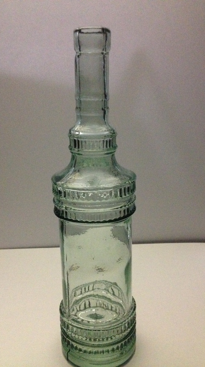 Decorative Glass Bottle with 3 Vertical Side Seams Collectors Weekly