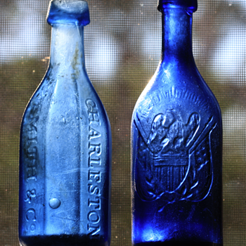 ~~~Four Charleston Pontiled Soda Bottles~~~ - Bottles