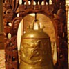 Buddhist Bell on carved wood frame,  Where made?  How old?