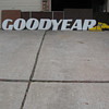 Goodyear Porcelain Letters with Winged Foot