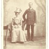 Cabinet Card of John LeRoy Mitchell & Malissa (Hartman) Mitchell