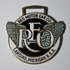 Early REO Motor Co. Enamel Watch Fob. 