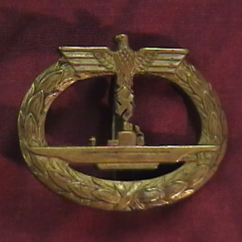 WW II German U Boat Badges - Military and Wartime