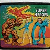1976 Marvel Comics, Super heroes lunch box with bottle.