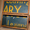 Wooden Box made from Sign