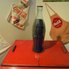 1930's, 20" Glass Display Bottle, "Christmas Coke"