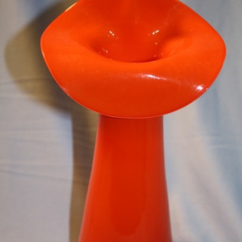 Signed Czech. Art Glass Vase - Art Glass