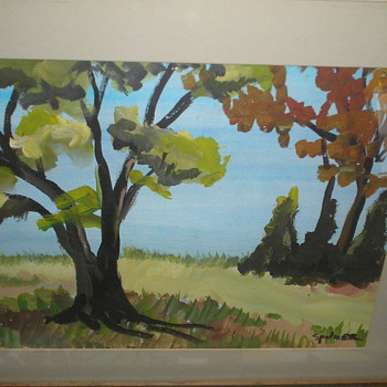 ACRYLIC PAINTING BY SPILNER