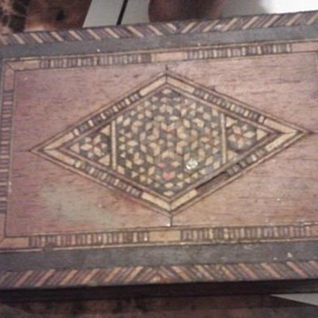 Marquetry box