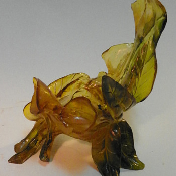 Unusual glass stand with Vase - age, maker? - Art Glass