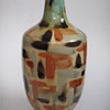 Large Mid Century Vase~ Hand-painted & Handsome