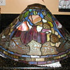 Old lampshade bought at junk store.