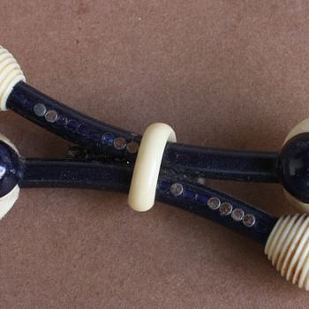 1930's art deco czech brooch